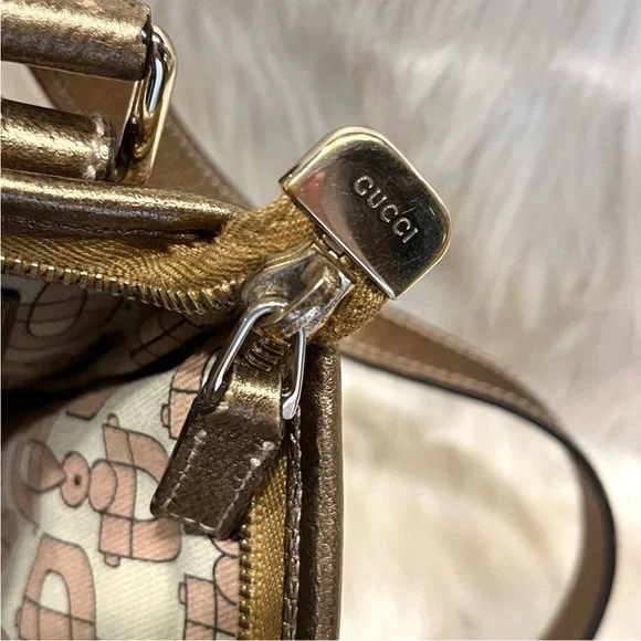 Authenticated Gucci Jolicoeur Messenger Crossbody Shoulder Bag Handbag Purse - Picture 10 of 16